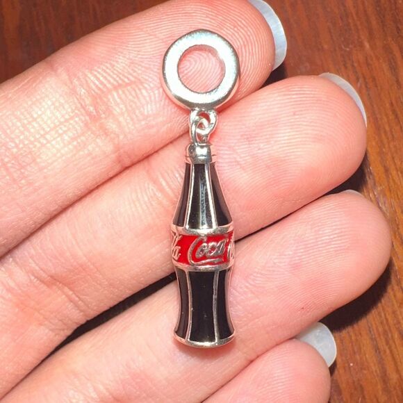 NWOT CocaCola Bottle Silver Charm - Picture 4 of 8
